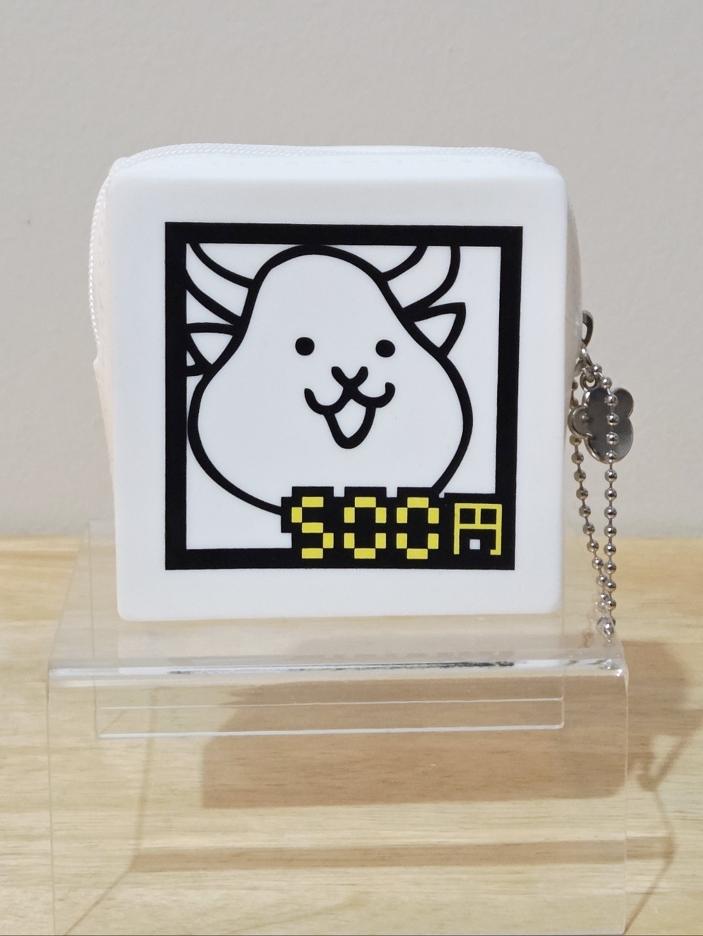 *4 for $20* The Battle Cats Silicon 3" Coin Purse Bag - Zip Wallet